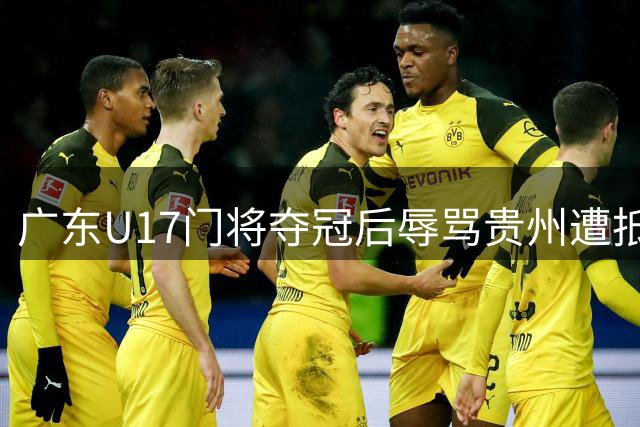 广东U17门将夺冠后辱骂贵州遭抵制 深夜发长文致歉称"无地自容